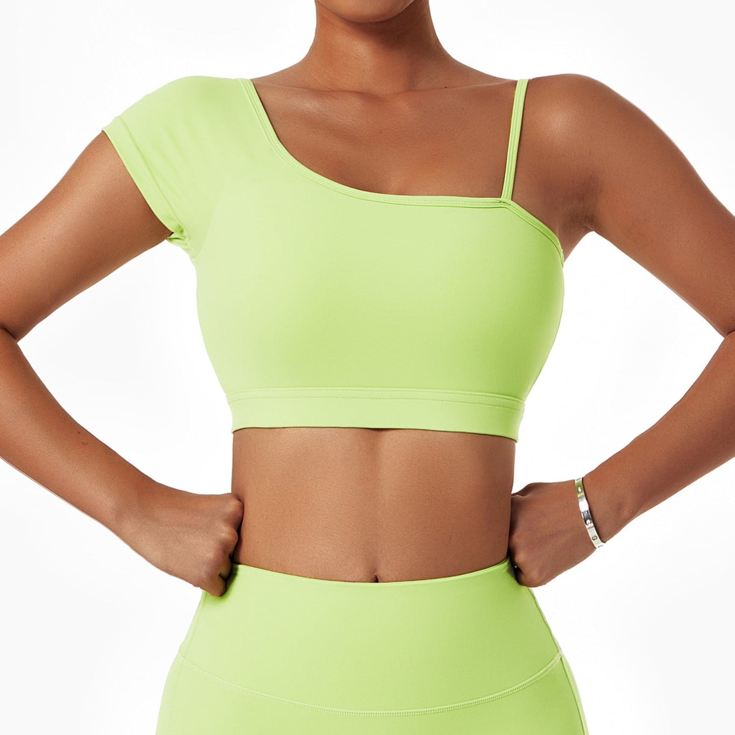 Off-Shoulder Fitness Suit