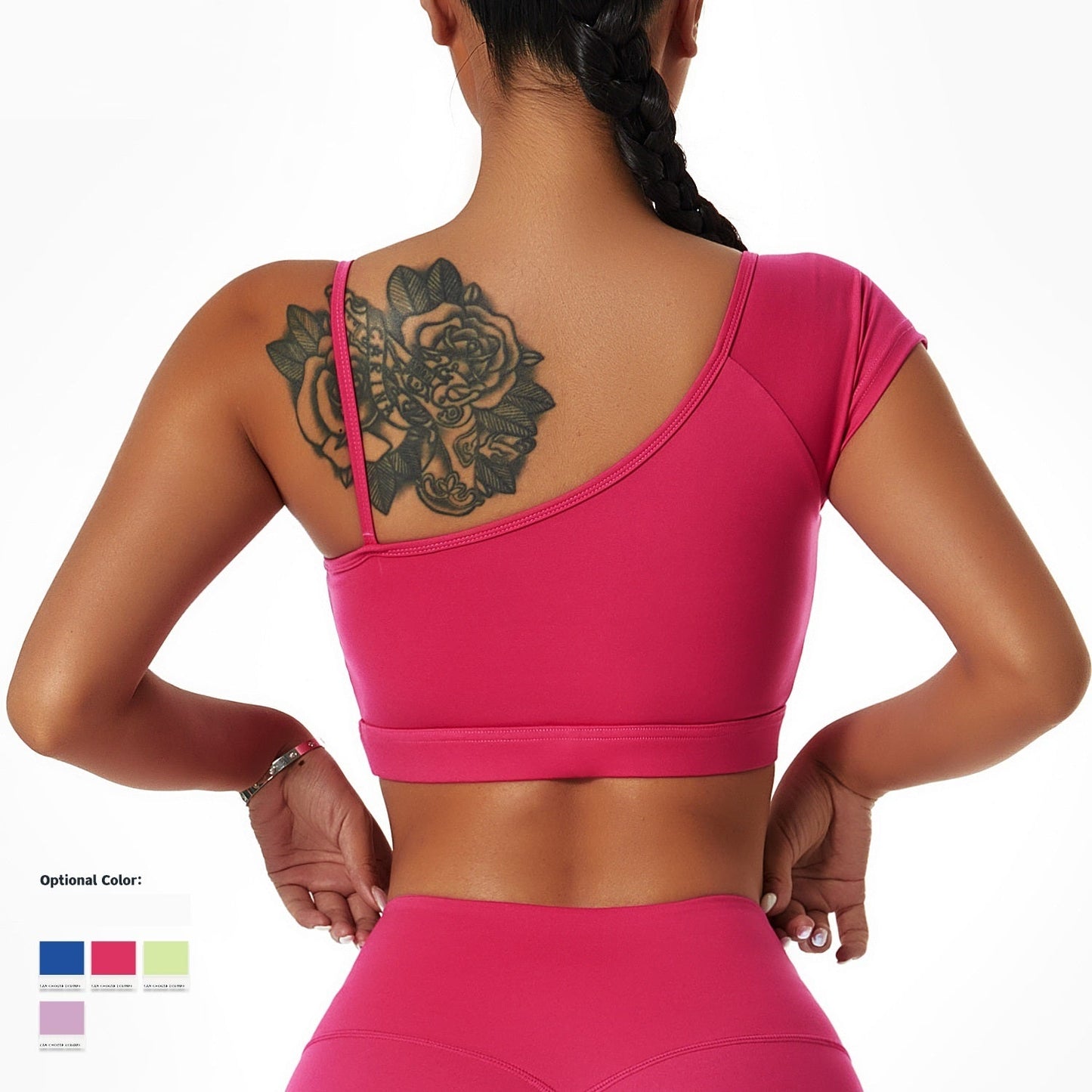 Off-Shoulder Fitness Suit