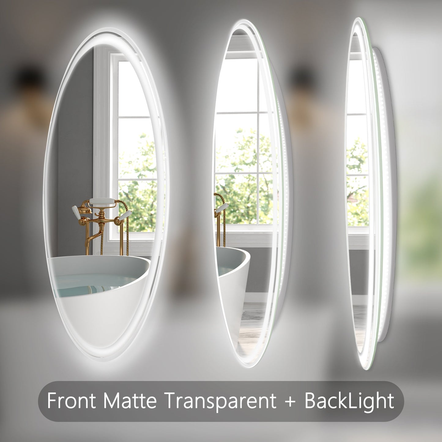 28" Round LED Mirror