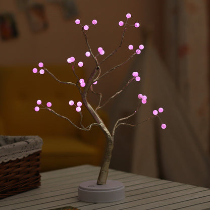 USB LED Fire Tree Lamp