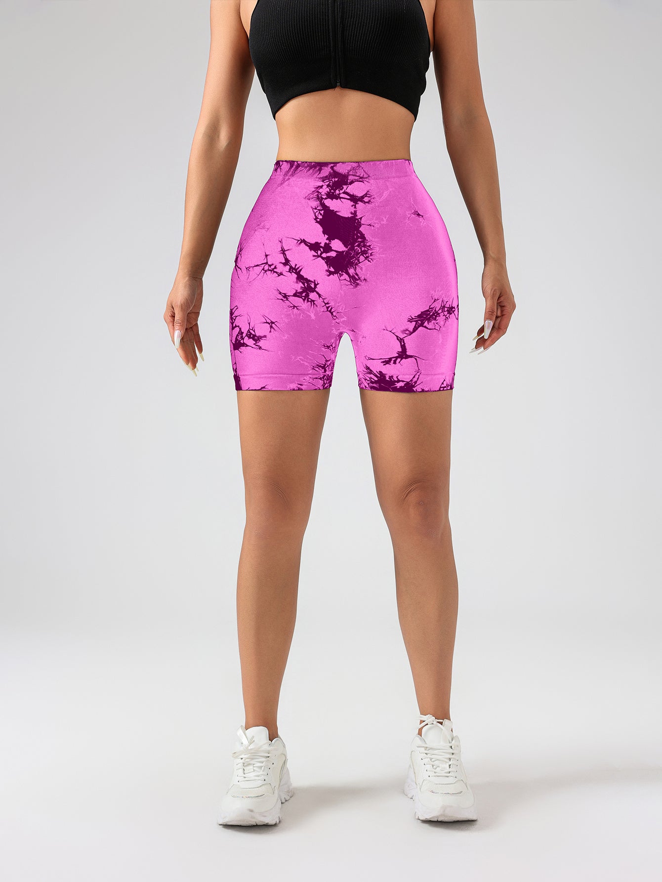 3-Pack Tie Dye Workout Shorts