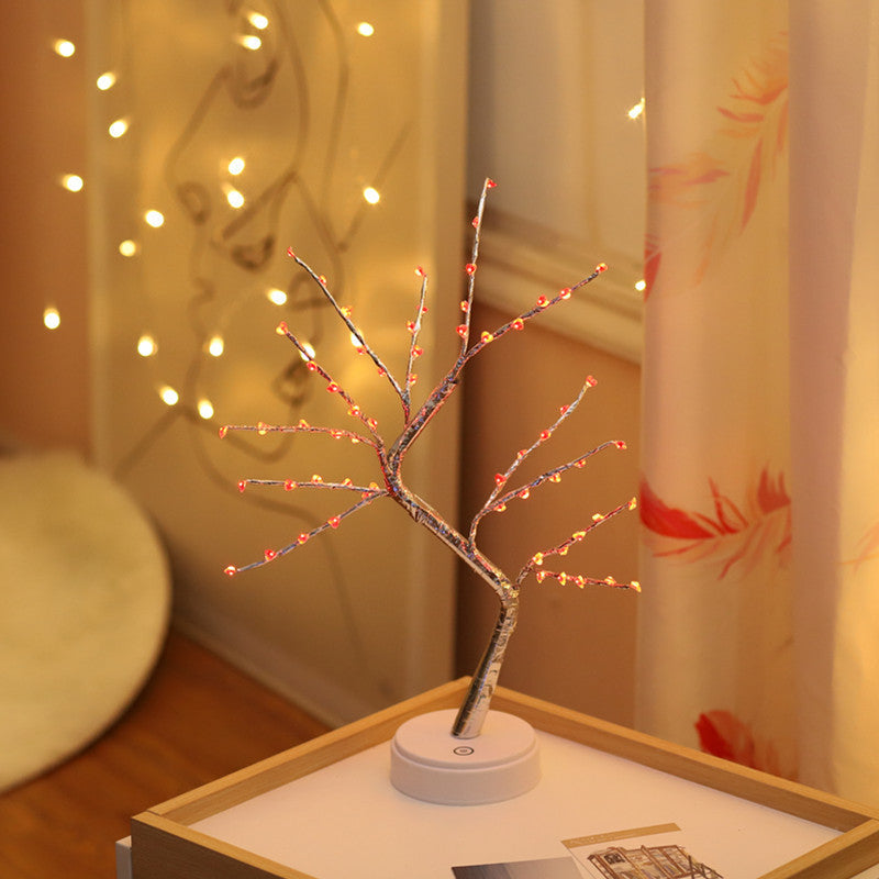 USB LED Fire Tree Lamp