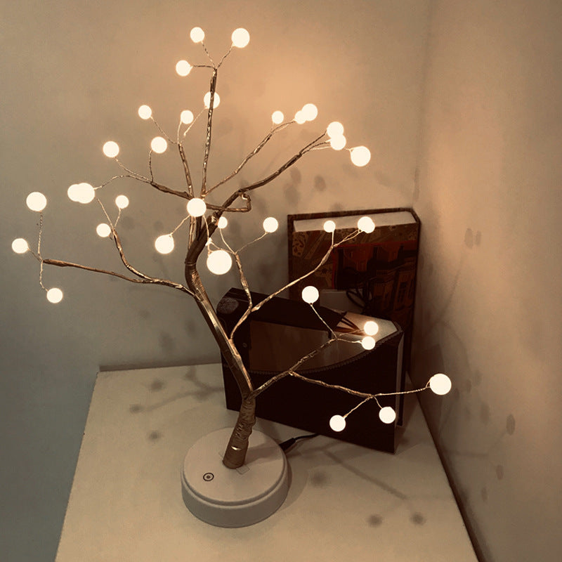 USB LED Fire Tree Lamp