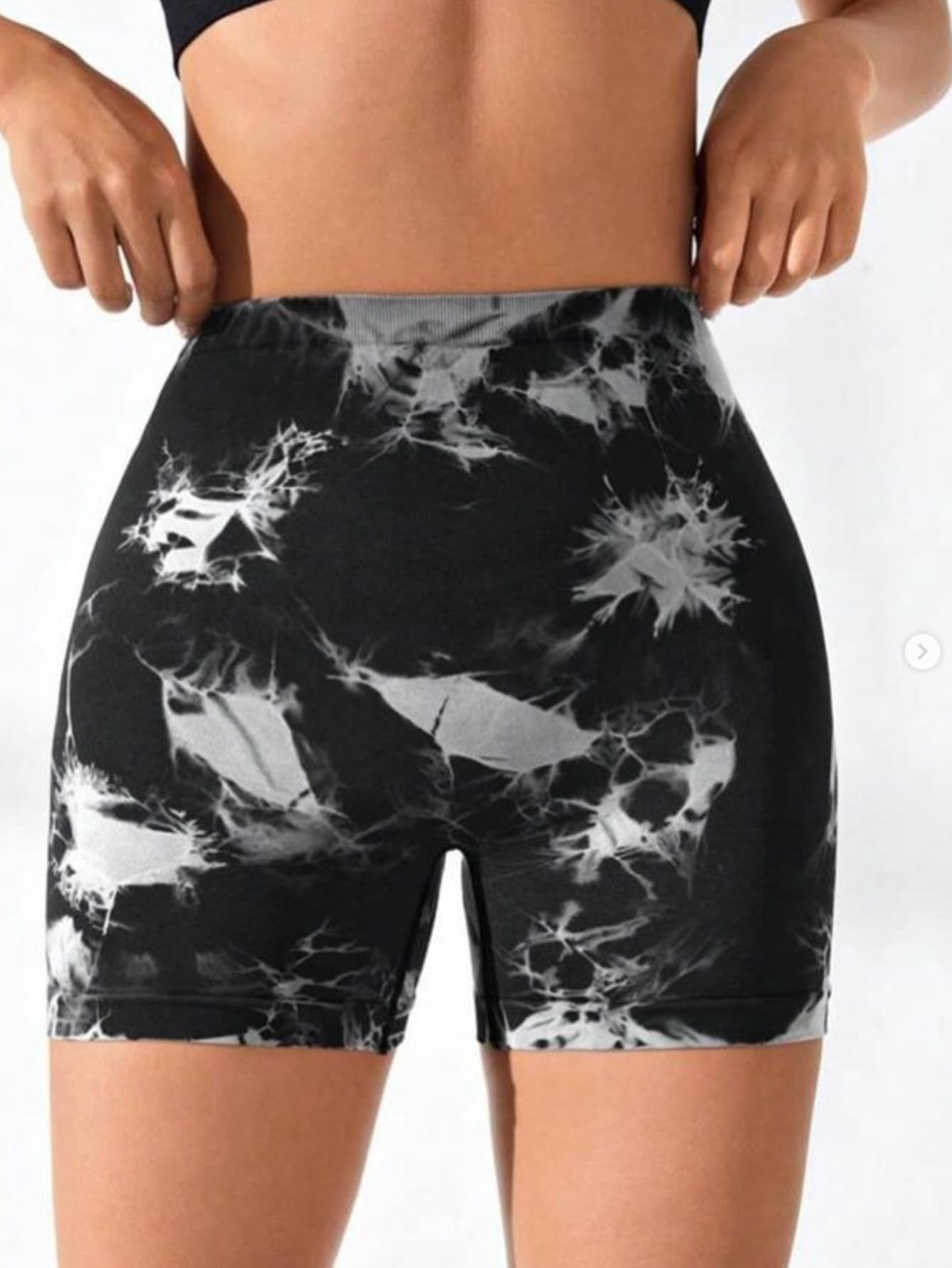 3-Pack Tie Dye Workout Shorts