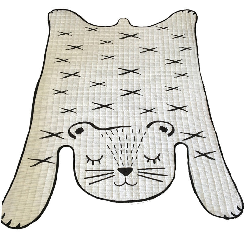 Baby Play Mat White Tiger Rug