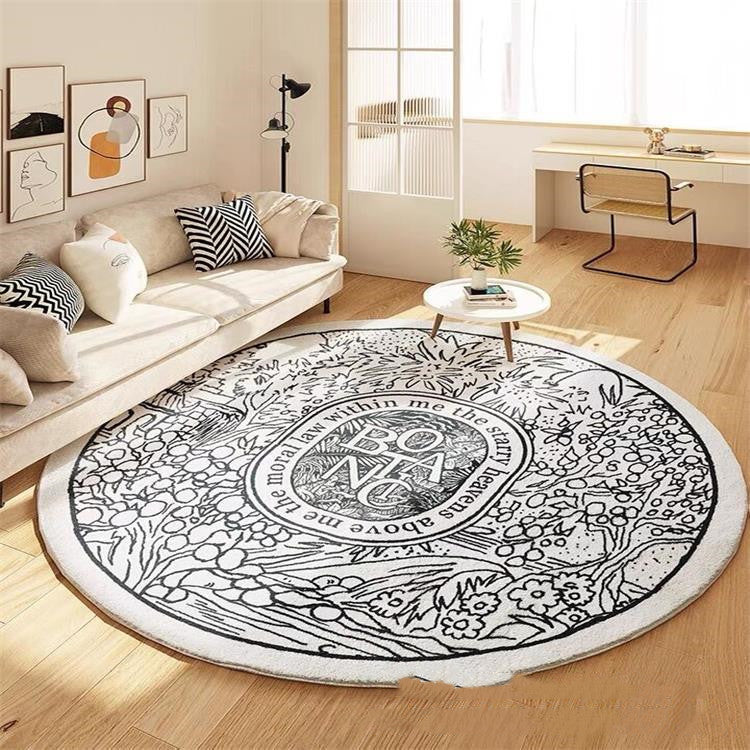 Large Round Living Room Rug