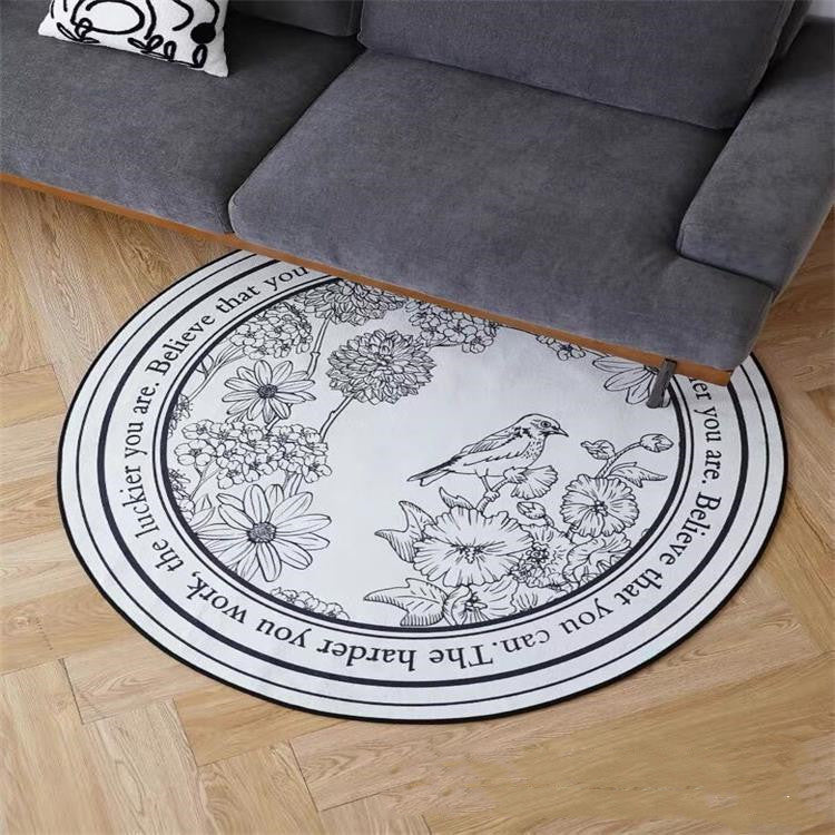 Large Round Living Room Rug