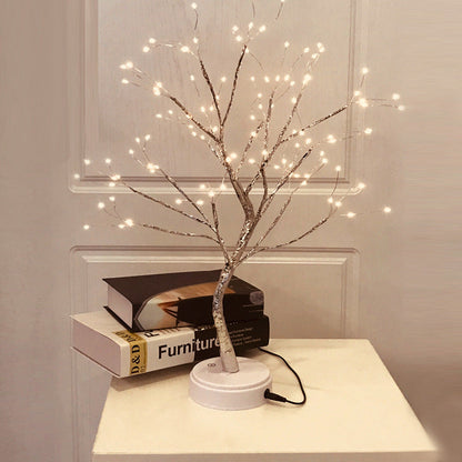 USB LED Fire Tree Lamp