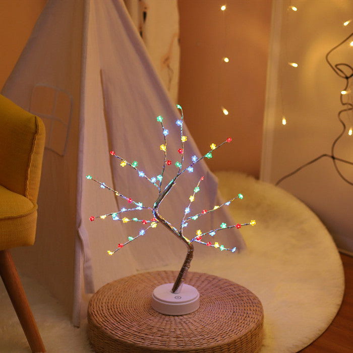 USB LED Fire Tree Lamp