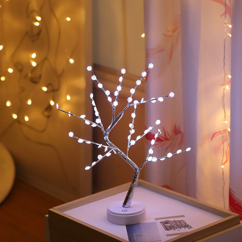 USB LED Fire Tree Lamp