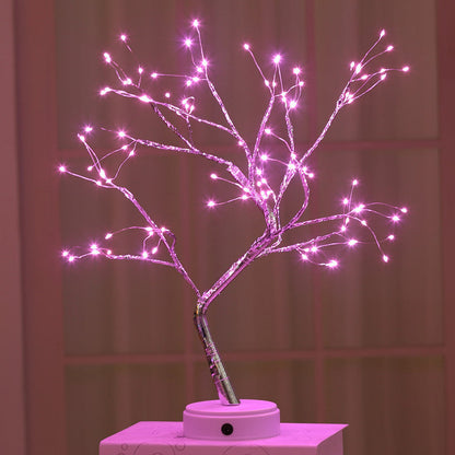 USB LED Fire Tree Lamp