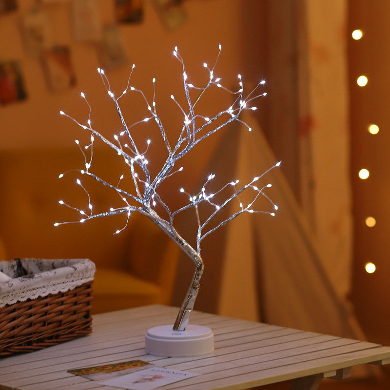 USB LED Fire Tree Lamp