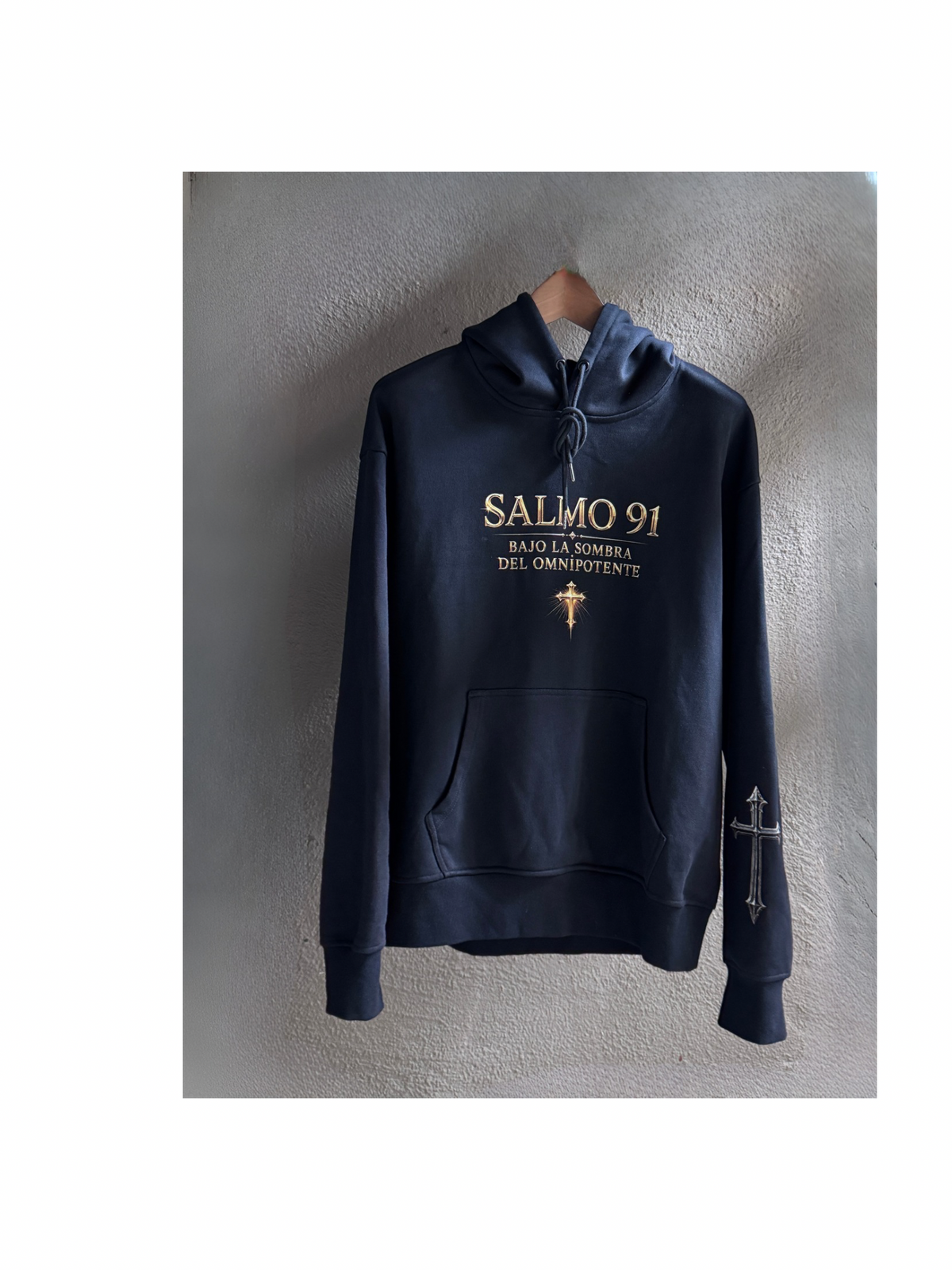 PEGADZO ESSENTIAL — Hoodie Salmo 91 (500 GSM)