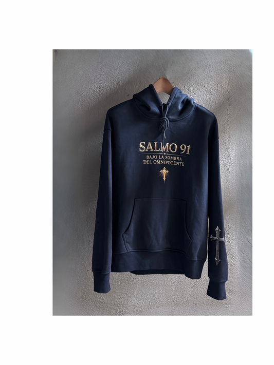 PEGADZO ESSENTIAL — Hoodie Salmo 91 (500 GSM)