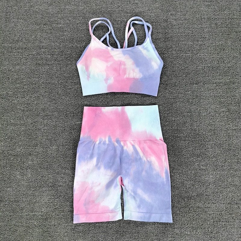 2-Piece Tie-Dye gym Set