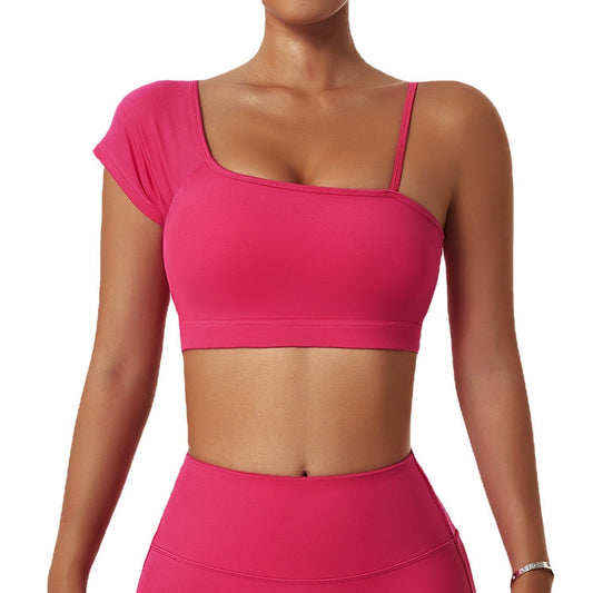 Off-Shoulder Fitness Suit