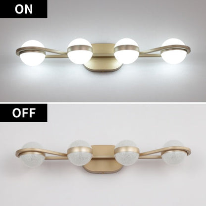 Gold Modern Bathroom Vanity Light